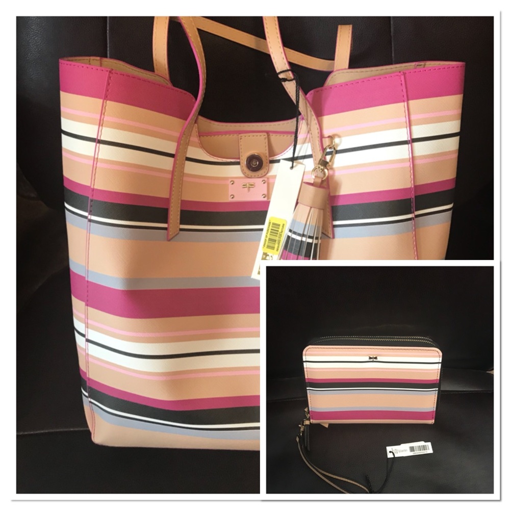 Kate Landry tote and wallet